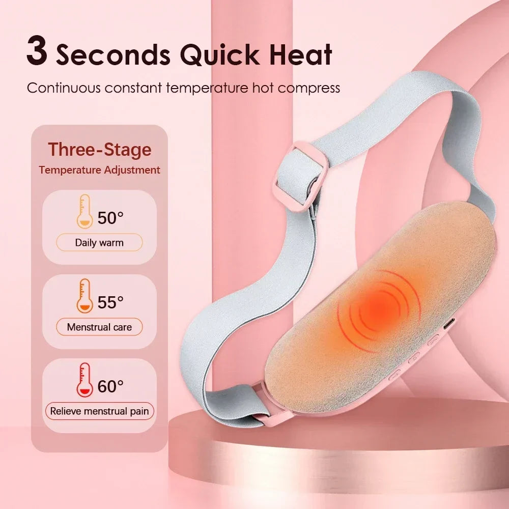 Electric Heated Vibrating Waist Massage Belt | 3 Heat Levels