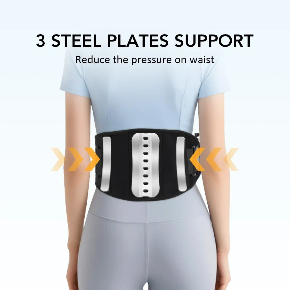 Hailicare Heated Back Massager Belt | Vibration Lumbar Support